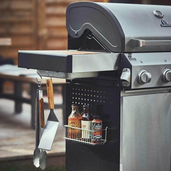 Burnhard Gas BBQ FRED Deluxe - 3 Branders - Keramische Infraroodbrander & Afdekhoes - Deluxe 23 Burnhard Gas BBQ FRED Deluxe - 3 Branders - Keramische Infraroodbrander & Afdekhoes - Deluxe - Afbeelding 21