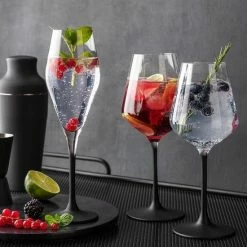 VILLEROY & BOCH - Manufacture Rock - Rode Wijnglas 470ml - 4 Stuks - Kristal -Maxwell & Williams winkel 550x550 771