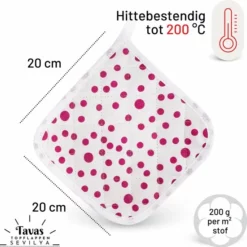 Tavas Sevilya Ovenwant Met Pannenlap Vepakt - Paarse Stippels Katoen, Thermolite Hittebestendig Tot 200°C Set Van 2 | Pannenlappen En Ovenwanten Set Ovenhandschoenen 12 Tavas Sevilya Ovenwant Met Pannenlap Vepakt - Paarse Stippels Katoen, Thermolite Hittebestendig Tot 200°C Set Van 2 | Pannenlappen En Ovenwanten Set Ovenhandschoenen -Maxwell & Williams winkel 550x551