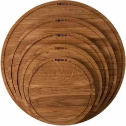 Alternative view of Boska Pizzaplank Friends S - BBQ Accessoires - Eikenhout - Handige Opvanggeul - Ø 24 Cm