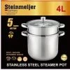 Steinmeijergermany Steinmeijer Stoompannenset -4L RVS Ø 24 Cm - 3-delig - Voorzien Van 6-Laags Bodem -Maxwell & Williams winkel 550x552 11