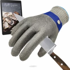 TEN® - RVS Oesterhandschoen Maat M Met Binnenhandschoen + Recepten EBook & Giftcard - Slagershandschoen - Snijbestendige Vlees Handschoenen - Oester Vis Seafood - Giftset/Cadeauverpakking -Maxwell & Williams winkel 550x556 3