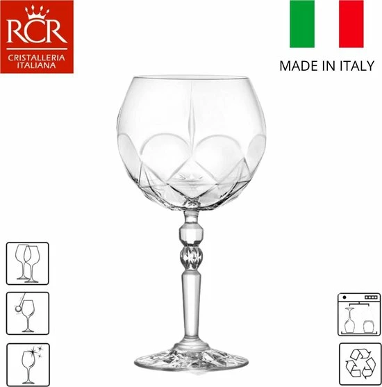 RCR Cristalleria Italiana RCR - Gin Tonic Glazen - 58cl - Alkemist 4 RCR Cristalleria Italiana RCR - Gin Tonic Glazen - 58cl - Alkemist - Afbeelding 2