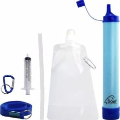 GOAT Outdoor® GOAT Outdoor Personal Waterfilter Straw - Complete Set - Water Filter - Survival - BPA-vrij