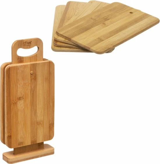 Orange85 Borrelplank - 2 Stuks -Hout - 36x18,5x32 Cm - Rechthoekig - Bruin - Serveerplank - Keukengerei 3 Orange85 Borrelplank - 2 Stuks -Hout - 36x18,5x32 Cm - Rechthoekig - Bruin - Serveerplank - Keukengerei