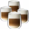 Altom Design Luxe Dubbelwandige Koffieglazen - Dubbelwandige Theeglazen - Cappuccino Glazen - 250 ML - Set Van 4 -Maxwell & Williams winkel 550x566 1