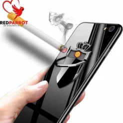 Merkloos Telefoon Aansteker | USB Oplaadbaar | Bevestigen Op Telefoon | Sigaretten Aansteker | Luxe Uitvoering | Altijd Aansteker Op Zak | Handige Aansteker | Leuke Aansteker