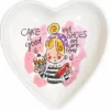 Blond Amsterdam Even Bijkletsen Heart Bowl 16,5 Cm Pink