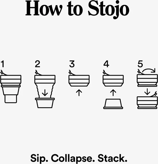 STOJO - Opvouwbare Beker - To Go - Roze - 237ml (8oz) - Herbruikbaar 8 STOJO - Opvouwbare Beker - To Go - Roze - 237ml (8oz) - Herbruikbaar - Afbeelding 6