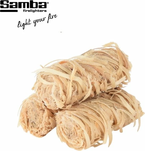 Samba Aanmaakhoutwol, Aanmaakkrullen, -wokkels á 24 Stuks 7 Samba Aanmaakhoutwol, Aanmaakkrullen, -wokkels á 24 Stuks - Afbeelding 5