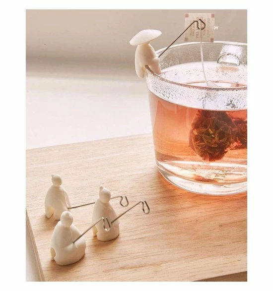 Kikkerland Theetip - Theezakje Houder - Fishermen Design 6 Kikkerland Theetip - Theezakje Houder - Fishermen Design - Afbeelding 4