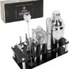 Paddio Cocktail Set - 18-delige Cocktail Shaker Set Met Houder - RVS - Vaatwasserbestendig - Inclusief Cocktail Boekje Met 5 Recepten -Maxwell & Williams winkel 550x598