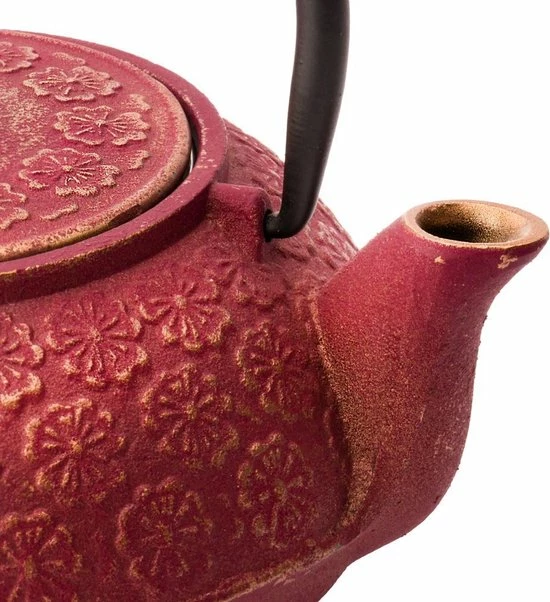 Bredemeijer - Giftset Shanghai 0,6L Roze/goud Met Twee Kopjes 7 Bredemeijer - Giftset Shanghai 0,6L Roze/goud Met Twee Kopjes - Afbeelding 5