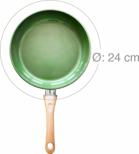 Just Vegan, Ceravegan Keramische ECO Koekenpan – 24cm, 100% Vegan, Plantaardige Anti-aanbaklaag, Ook Geschikt Voor Inductie 6 Just Vegan, Ceravegan Keramische ECO Koekenpan – 24cm, 100% Vegan, Plantaardige Anti-aanbaklaag, Ook Geschikt Voor Inductie - Afbeelding 4