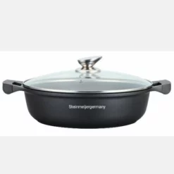 SteinMeijerGermany Marble/braadpan - Met Glazen Afdekplaat -weide Pan Zwart - 30 CM 8 Liter-hapjespan- Brede Pan Voor Inductie 11 SteinMeijerGermany Marble/braadpan - Met Glazen Afdekplaat -weide Pan Zwart - 30 CM 8 Liter-hapjespan- Brede Pan Voor Inductie -Maxwell & Williams winkel 550x615 1
