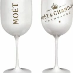 Moët & Chandon Ice Glas - 2 Stuks - Champagneglazen - (Wit) - Acryl - Champagne - Glazen - Horeca - Examen Tip