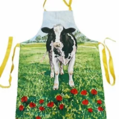 Wiebe Van Der Zee Schort Met Koe Koeien - 70 X 100 Cm