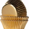 House Of Marie MINI Cupcake Vormpjes Folie Goud Pk/36