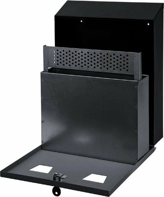 Vepabins Asbak Wand Zwart/grijs 4 Vepabins Asbak Wand Zwart/grijs - Afbeelding 2