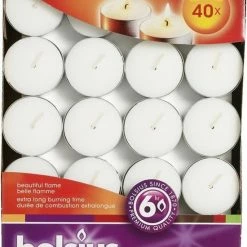 Bolsius Waxinelichtjes - 40 Stuks - Wit -Maxwell & Williams winkel 550x676 1