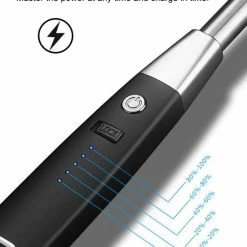 PLASMA - Plasma Aansteker - Oplaadbare Plasma USB Aansteker - Elektrische Aansteker - Arc Lighter - Blauw -Maxwell & Williams winkel 550x688 1