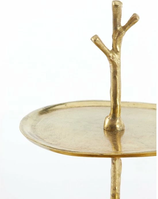 Light & Living Etagère Tresa - Goud - 2 Laags 6 Light & Living Etagère Tresa - Goud - 2 Laags - Afbeelding 4