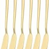 House Of Husk Botermesjes Set - Goud - RVS - Botermes - Smeermessen - Tapas Mesjes - 6 Stuks 1 House Of Husk Botermesjes Set - Goud - RVS - Botermes - Smeermessen - Tapas Mesjes - 6 Stuks -Maxwell & Williams winkel 550x701 2