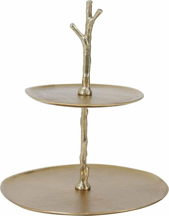 Light & Living Etagère Tresa - Goud - 2 Laags 4 Light & Living Etagère Tresa - Goud - 2 Laags - Afbeelding 2
