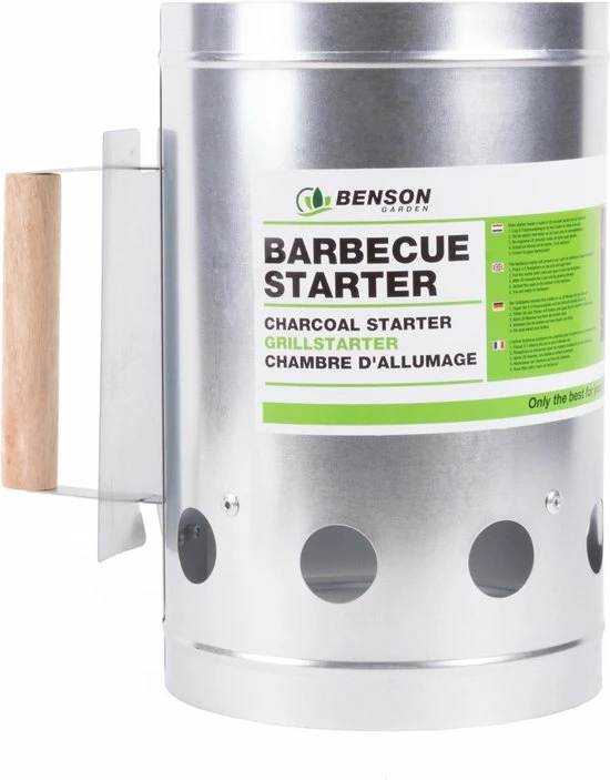 BBQ Collection Houtskoolstarter - Metaal - 27x16cm 5 BBQ Collection Houtskoolstarter - Metaal - 27x16cm - Afbeelding 3