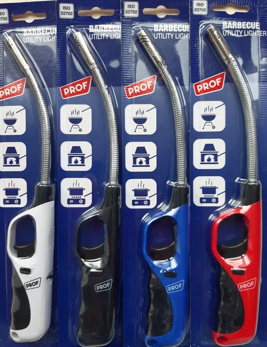 Zeldzaamgoed.nl ® Gasaansteker - Navulbaar - Piëzo Ontsteking - BBQ Gas Aansteker + Aluminium Flexibel Uiteinde - Navulbaar - 28 Cm Lang - 4 Zeldzaamgoed.nl ® Gasaansteker - Navulbaar - Piëzo Ontsteking - BBQ Gas Aansteker + Aluminium Flexibel Uiteinde - Navulbaar - 28 Cm Lang - - Afbeelding 2