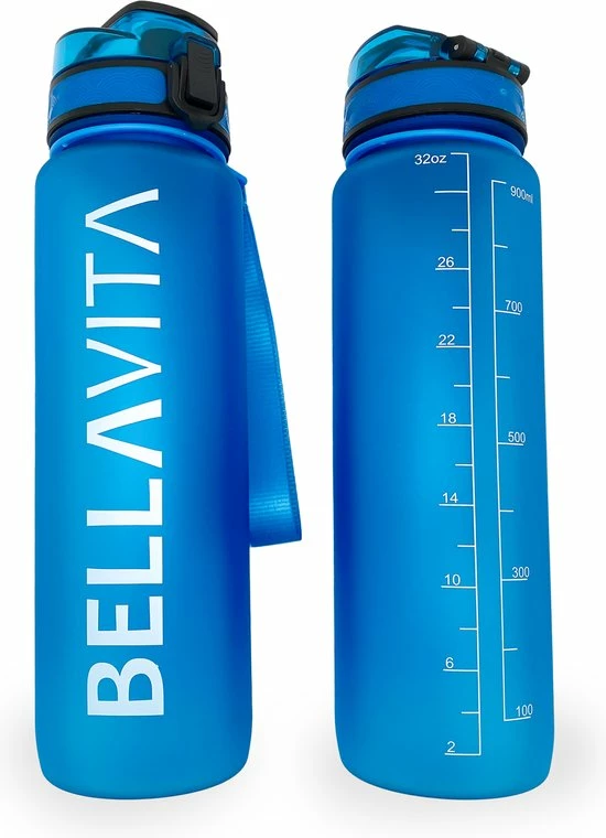 BELLAVITA Drinkfles - Blauw - Waterfles - Drinkfles Volwassenen - Drinkfles Kinderen - Fles - 1 Liter - 1000ml - Tritan - Fruitfilter - Filter - Black Friday - Sinterklaas - Kerst - BPA-vrij - 100% Lekvrij 3 BELLAVITA Drinkfles - Blauw - Waterfles - Drinkfles Volwassenen - Drinkfles Kinderen - Fles - 1 Liter - 1000ml - Tritan - Fruitfilter - Filter - Black Friday - Sinterklaas - Kerst - BPA-vrij - 100% Lekvrij