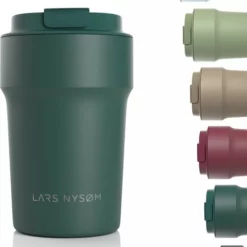 LARS NYSØM Roestvrij Stalen Koffiemok 'Bevægelse' 380ml Bayberry
