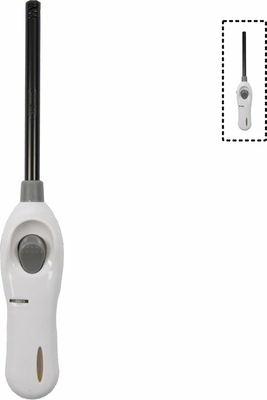 Discountershop Aansteker Met Kinderbescherming - Barbecue Aansteker - Pakket Van 2x Stuks BBQ Aanstekers Navulbaar| A Kwaliteit |Kinderbescherming/Kinderslot |2x Wit| 26 Cm 4 Discountershop Aansteker Met Kinderbescherming - Barbecue Aansteker - Pakket Van 2x Stuks BBQ Aanstekers Navulbaar| A Kwaliteit |Kinderbescherming/Kinderslot |2x Wit| 26 Cm - Afbeelding 2