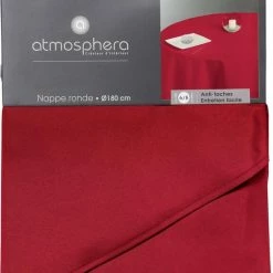 Konges Slöjd Tafelkleed Rood Anti Vlek - Rond - Dia 180 Cm - Anti Vlekken -Maxwell & Williams winkel 550x830